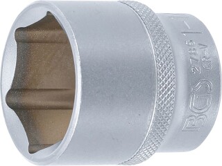 Steckschlüssel-Einsatz Sechskant | Antrieb Innenvierkant 12,5 mm (1/2") | SW 1.1/4"