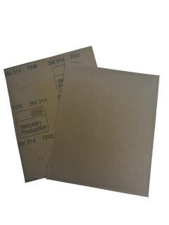 3M™ Schleifpapier 314 K240 Bogen 280 x 230 mm wasserfest