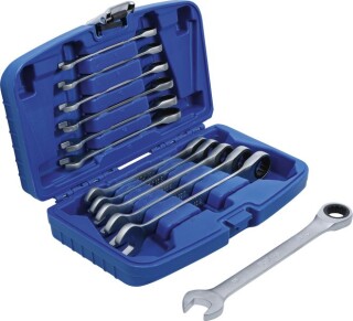 Ratschenring-Maulschlüssel-Satz | SW 8 - 19 mm | 12-tlg.
