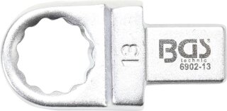 Einsteck-Ringschlüssel | 13 mm | Aufnahme 9 x 12 mm