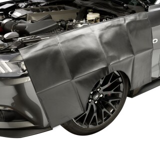 Kotflügelschoner mit Sandgewicht Kunstleder 110 x 63 cm