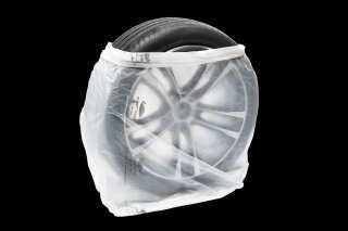 Reifensäcke Reifentüten Kompaktrolle im Spenderkarton M ( bis ca. 16) 100 Stück