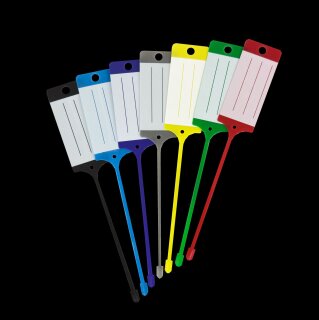 Schlüsselanhänger Loop-Long, grün, 100 Stück