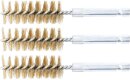 Messingb&uuml;rste | 18 mm | Antrieb Au&szlig;ensechskant 6,3 mm (1/4") | 3-tlg.