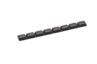 Klebegewicht - Typ 706, 40 g, Blei, Schwarz 50 Riegel