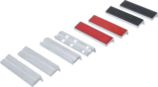 Schraubstock-Schutzbacken-Satz | Aluminium | 125 mm | 8-tlg.