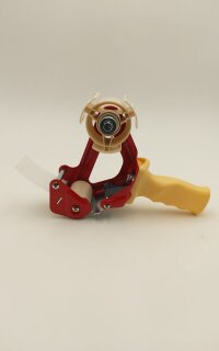 Premium Paket- Klebeband -Handabroller 50 mm, stabile Metallausführung mit Bremse