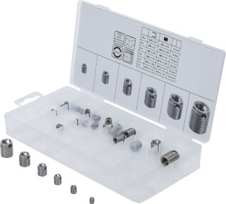 Gewindeeinsätze-Sortiment | selbstschneidend | 32-tlg.
