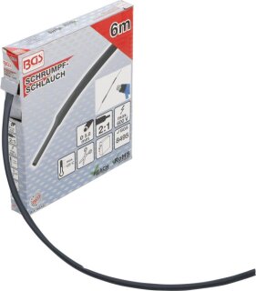 Schrumpfschlauch-Box | schwarz | Ø 5 mm | 6 m