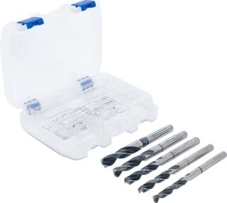 HSS-Bohrer-Satz | 10 - 11 - 12 - 13 - 15 mm | 5-tlg.
