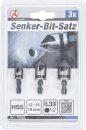 Senker-Bit-Satz | HSS | Antrieb 6,3 mm (1/4") | 12 - 16 - 19 mm | 3-tlg.