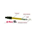 air-flexx&reg; Ventilverl&auml;ngerung, beweglich mit Kappe 415 mm, drucklos u. bruchsicher
