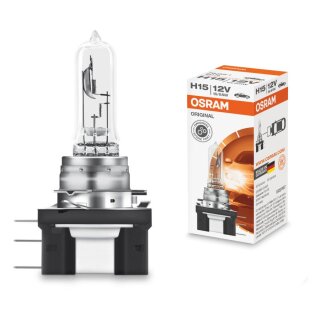 Osaram Original Glühlampe Halogen 12V 15/55W H15