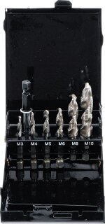 Bohrer-/ Gewindeschneider-Satz | HSS-G | 7-tlg.