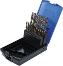 Spiralbohrer-Satz | HSS | 1 - 10 mm | 19-tlg.