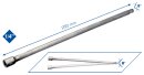 1/4" Schwenkbare Verl&auml;ngerung, 250 mm