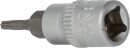 1/4" Torx-Bit-Stecknuss, mit Stirnlochbohrung, TB9