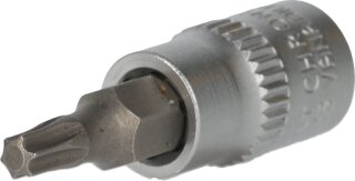 1/4" Torx-Bit-Stecknuss, mit Stirnlochbohrung, TB20