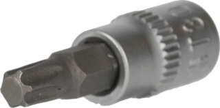 1/4" Torx-Bit-Stecknuss, mit Stirnlochbohrung, TB30
