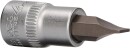 3/8" Schlitz Bit-Stecknuss, 2 x 8 mm