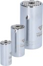 Universal-Stecknuss-Satz, 3-tlg, 5 - 32 mm