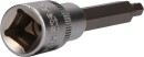 1/2" Innensechskant Bit-Stecknuss, 100 mm lang, 6 mm