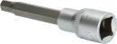 1/2" Innensechskant Bit-Stecknuss, 100 mm lang, 8 mm