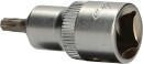 1/2" Torx-Bit-Stecknuss, 55 mm lang, T27