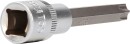 1/2" Torx-Bit-Stecknuss, 100 mm lang, T55