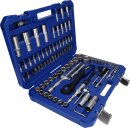 Steckschl&uuml;ssel-Satz, 94-tlg, 1/4", 1/2"