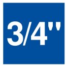 3/4" Verl&auml;ngerung, 200 mm