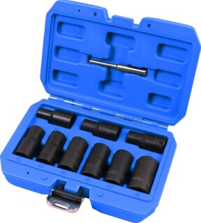 1/2" Spiral-Profil-Stecknuss-Satz, 10-tlg, 10 - 19mm