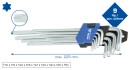Winkelstiftschlüssel-Satz, 9-tlg, Torx®-Profil,...