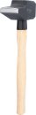 Schlosserhammer mit Hickory-Stiel, 2500 g, franz&ouml;sische Form