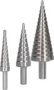 Stufenbohrer-Satz, 3-tlg, &Oslash; 4 - 32 mm