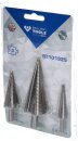 Stufenbohrer-Satz, 3-tlg, &Oslash; 4 - 32 mm