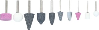 Schleifstift-Satz für Stiftschleifer, 10-tlg