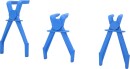 Schlauch-Abklemm-Zangen-Satz, 90&deg; abgewinkelt, 3-tlg