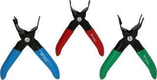 Kraftstoffleitung-Entriegelungszangen-Satz, 3-tlg