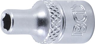 Steckschlüssel-Einsatz Sechskant | Antrieb Innenvierkant 6,3 mm (1/4") | SW 4 mm