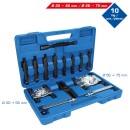 Abzieher-Satz f&uuml;r Kugellager mit Trennmesser, 10-tlg