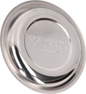 Edelstahl-Magnet-Teller, Ø 15 cm