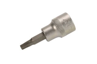 Bit-Einsatz | Antrieb Innenvierkant 10 mm (3/8") | T-Profil (für Torx) mit Bohrung T27