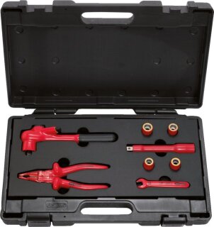 Werkzeugsatz mit isolierten Werkzeugen für PSA-Elektrofahrzeuge, 8-tlg