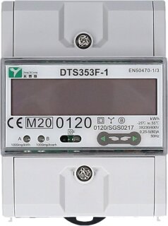 efuturo Stromzähler für Hutschiene, MID-geeicht, 3 Phasen, 11 oder 22 kW