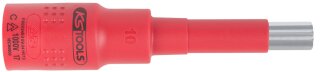 3/8" Isolierte Bit-Stecknuss Vielzahn, M10, isoliert