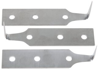 Edelstahl-Ziehklingen-Satz,Klingenlänge 38mm,3-tlg