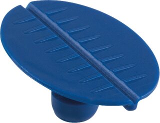 Klebestück elliptisch, flach, 48 x 33 mm