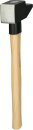 Schlosserhammer, Hickory-Stiel, französische Form,...