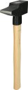 Schlosserhammer, Hickory-Stiel, franz&ouml;sische Form, 1000g